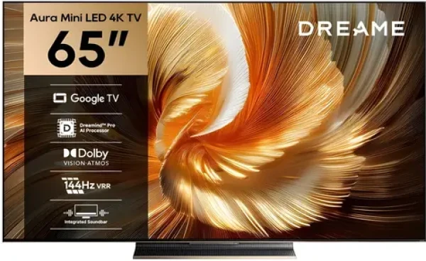 65" Dreame 65S100 čierna / Televízia / QLED / 4K UHD / 144Hz / Google TV / 70W repro (1458511)