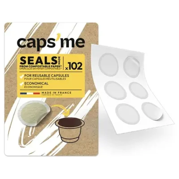CAPSME Nespresso náhradné viečka / 102ks (CAPS-OPEB2B-0102-ENFR)