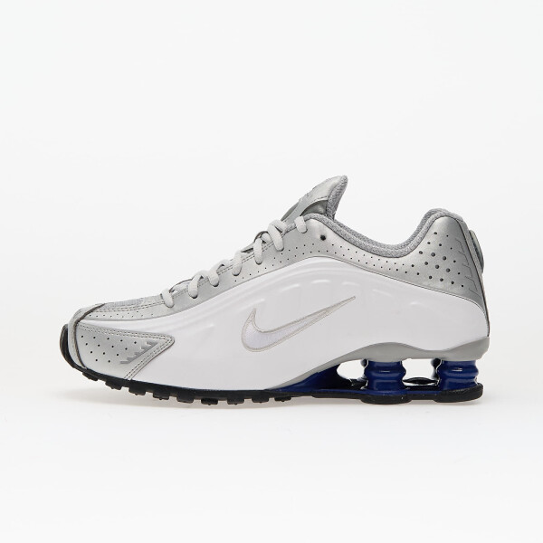 Tenisky Nike Shox R4 White/ White-Mtlc Silver-Deep Royal Blue-Black EUR 42