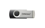 INTENSO Basic Line 64GB strieborno-čierna / Flash disk / USB 2.0 / čítanie 28 MB/s / zápis 6,5 MB/s (3503490)