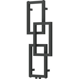 MEXEN - Grid vykurovací rebrík/radiátor dekoratívny 870 x 360 mm, 209 W, antracit W215-0870-360-00-66