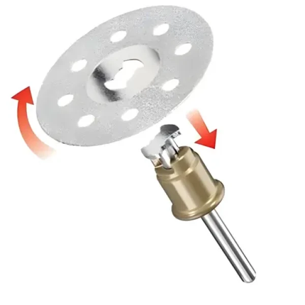 Dremel EZ SpeedClic SC545 / Diamantový rezný kotúč / 38 mm / hĺbka rezu 11 mm / 20000 ot./min (2615S545JB)