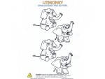 LittleMonk Maľovanky - Slony 01