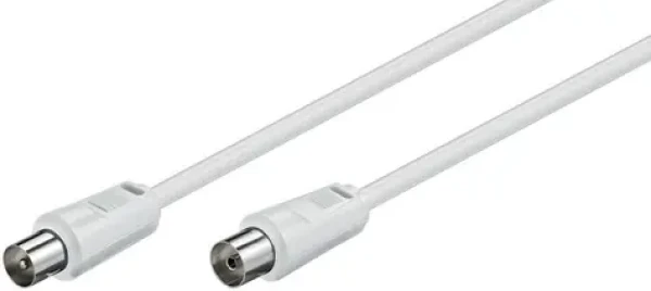 MicroConnect koaxiálny kábel MF 75 Ohm 1.5m biela (COAX015W)