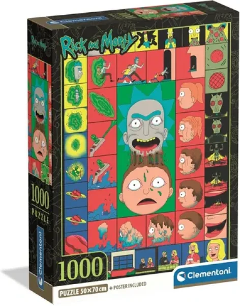 Clementoni Puzzle RickMorty: Ikonické momenty