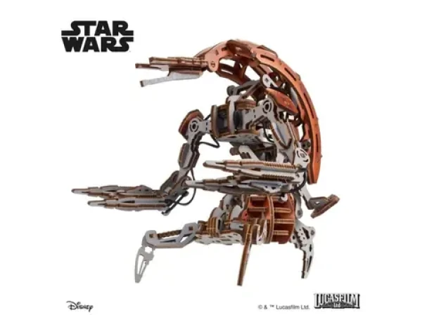 Ugears 3D drevená mechanická skladačka Star Wars Droideka