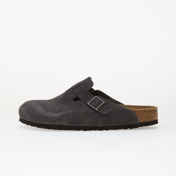 Tenisky Birkenstock Boston Suede Leather Charcoal EUR 44