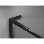 MEXEN/S - Kyoto-F L Sprchová zástena WALK-IN s rámom 70 x 202, transparent 8 mm, čierna 800-070-174-70-00