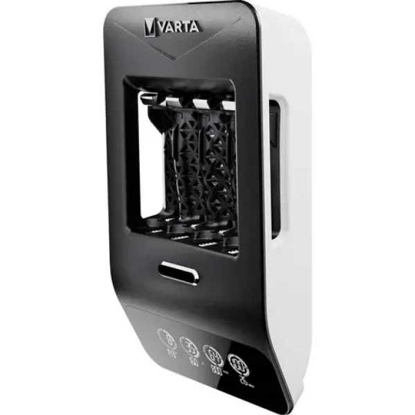 Varta LCD Ultra Fast Charger / Nabíjačka batérií + 4X AA Batéria (2100mAh | NiMH) / 100-240V | 12V DC / 4xAA | AAA (530007)