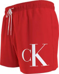 Pánske plavky SHORT DRAWSTRING KM0KM00967 XM9 červená Calvin Klein