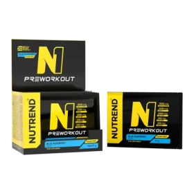 N1 Pre-Workout - Nutrend (modrá malina, 10 x 17 g) (29349-15-10x17g-blueraspberry)