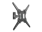 Equip 650412 čierna / Nástenný držiak TV / 23-55" / VESA 400x400 / výsuvný, sklopný, otočný / nosnosť 30 kg (650412)