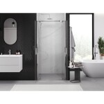 MEXEN - Exo sprchové dvere krídlové120, transparent, chróm 8182-120-000-01-00