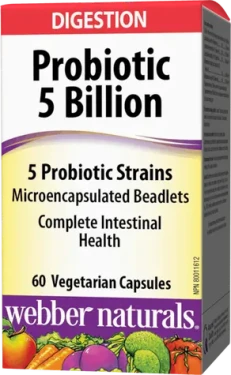WEBBER NATURALS Probiotic 5 Billion 60 kapsúl (04972)