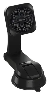 Devia SMART Series magnetický držiak do auta čierna / Držiak do auta / Bezdrôtové nabíjanie / Do mriežky ventilácie (6938595398735)