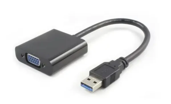 MicroConnect Adaptér USB3.0 A (M) - VGA (F) čierna (USB3.0VGA)