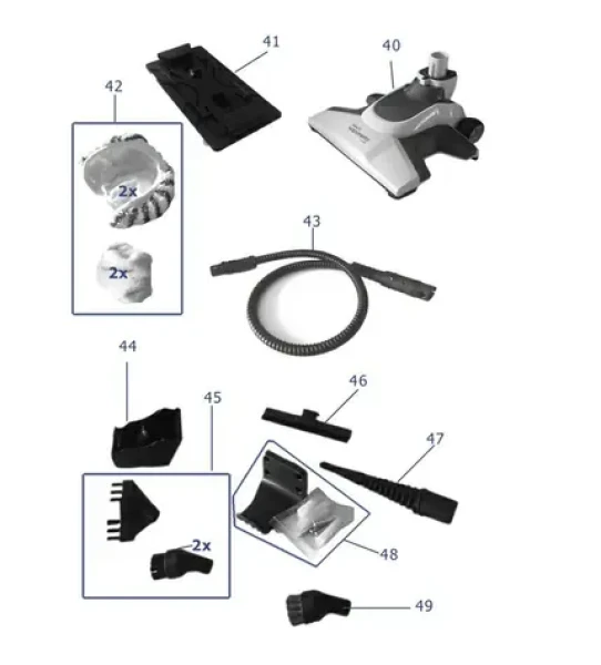 Polti Náhradná hadica pre parné mopy Polti Vaporetto 3 CLEAN, SV220 a SV240 (M0006951)