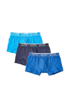 Boxerky Mustang 4224-1003 Retro A'3 M-2XL námořnická modř-střední modř-voda XXL