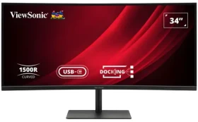 34" ViewSonic VG3419C-2 čierna / VA zakrivený / 3440 x 1440 / 21:9 / 120 Hz / HDMI + DP + USB-B / RJ45 / Repro (VG3419C-2)