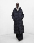 ECOALF Adriana Coat Navy Black L