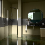 H K - Sprchové dvere PURE 80 jednokrídlové 76-81 x 190, číre sklo PURED180