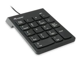 Equip čierna / Numerická klávesnica / USB / 18 klávesov / kábel 1,35 m (245205)
