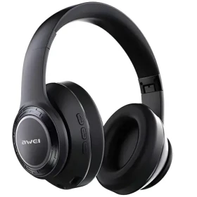 AWEI A300BL čierna / Bezdrôtové slúchadlá / Bluetooth 5.3 / RGB podsvietenie (A300BL)