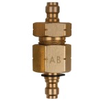 KS Tools 150.2346 Dvojitý adaptérový kus M16x1,5 vnútorný a vonkajší závit a 3/8" hadicová prípojka; 150.2346