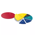 Learning Resources Learning Resources Farebné kruhy s uhlami (set 6 ks)