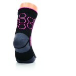 Little Shoes Ponožky šport hexagon kids bf black pink, 2 páry Veľkosť ponožiek: 20-24 EU EUR