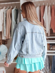 Dámska nadrozmerná džínsová bunda STEFANIA modrá FashionStreet TY4895 XL