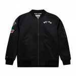 Bunda Mitchell Ness Lightweight Satin Bomber San Antonio Spurs SJKT6599-SASYYPPPBLCK pánska