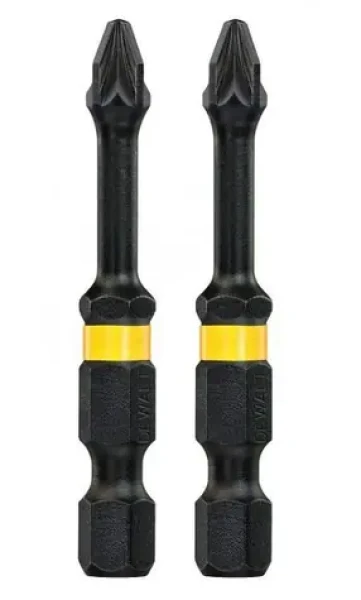 DeWalt Bit krížový PZ2 / Rozmer 1|4” / Dĺžka 50mm / 2 ks (DT70531T)