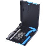 KS Tools 150.6110 Sada na opravu závitu z nehrdzavejúcej ocele M12x1,25x16,8mm, 14 kusov; 150.6110