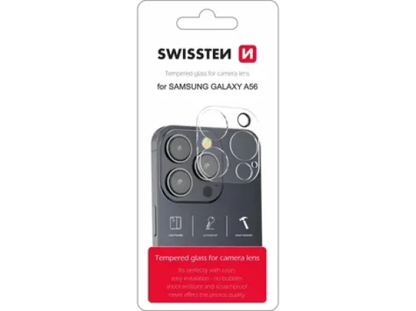 Swissten ochranné sklo na šošovku fotoaparátu pre Samsung Galaxy A56 5G (94500126)