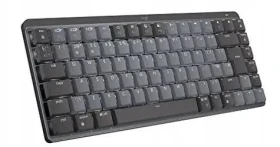 Logitech MX Mechanical Mini grafitová / Mechanická klávesnica / bezdrôtová / podsvietená / taktilné spínače / UK (920-010779)