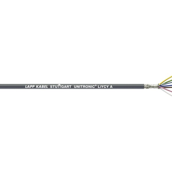 LAPP 44733/152 dátový kábel UNITRONIC® LiYCY A 3 x 0.5 mm² sivá 152 m; 44733/152
