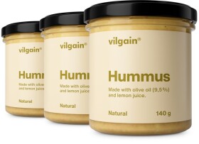 Vilgain Hummus – 3× natural 140 g
