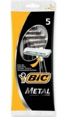 Bic Metal Pouch 5 / Holiaci strojček / kovové púzdro / 5 čepelí (79899418)