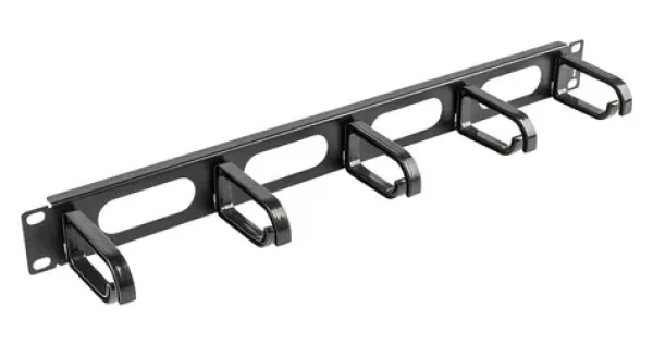 Lanberg AK-1205-B čierna / Organizér káblov / 19" / 1U / typ B (AK-1205-B)