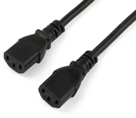 StarTech napájací kábel Schuko-2x IEC C13 čierny / Napájací kábel / 2 m / CEE7/7 - 2x C13 / 250 V / 10 A (PXT101YEU2M)