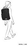 Batoh na notebook Enrico Benetti Aruba 62155 Black