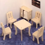 Woodcraft CONSTRUCTION Kit 3D puzzle Jedáleň
