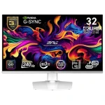 32" MSI MPG 321URXW QD-OLED biela / 3840 x 2160 / OLED / 16:9 / 0.03ms / 1.5M:1 / DP+HDMI +USB-C (MPG 321URXW QD-OLED)