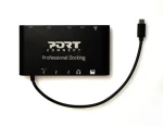 PORT CONNECT Dokovacia stanica 8v1 / LAN / HDMI / mini Display Port / VGA / USB-C 60W / 3x USB-A, (901906)
