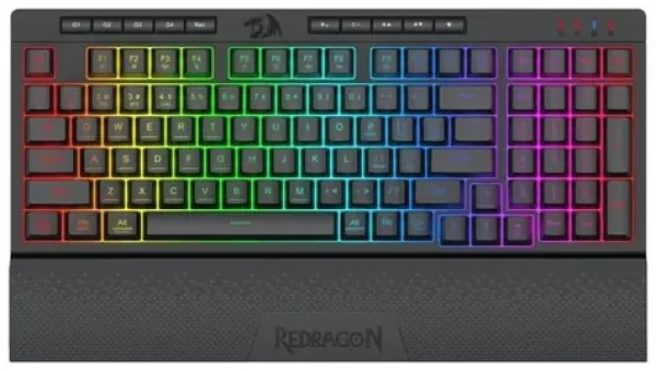 Redragon K515-RGB SHIVA 98 čierna / Herná klávesnica / RGB / USB / US (K515-RGB)