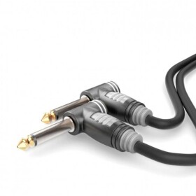 Sommer Cable HBA-6A-0030 jack audio prepojovací kábel [1x jack zástrčka 6,3 mm (mono) - 1x jack zástrčka 6,3 mm (mono)] 0.30 m čierna; HBA-6A-0030