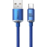 Baseus CAJY000403 Kábel USB-A (M) - USB-C (M) 1.2 m modrá / 100W (CAJY000403)