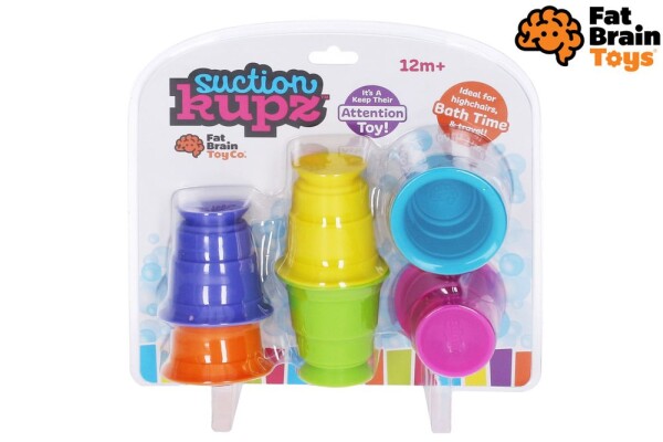 Prísavkový tégliky Suction Kupz, Fat Brain, W010231