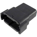 TE Connectivity zástrčkový konektor na kábel DTM Počet pólov 12 DTM04-12PD-EE04 1 ks; DTM04-12PD-EE04